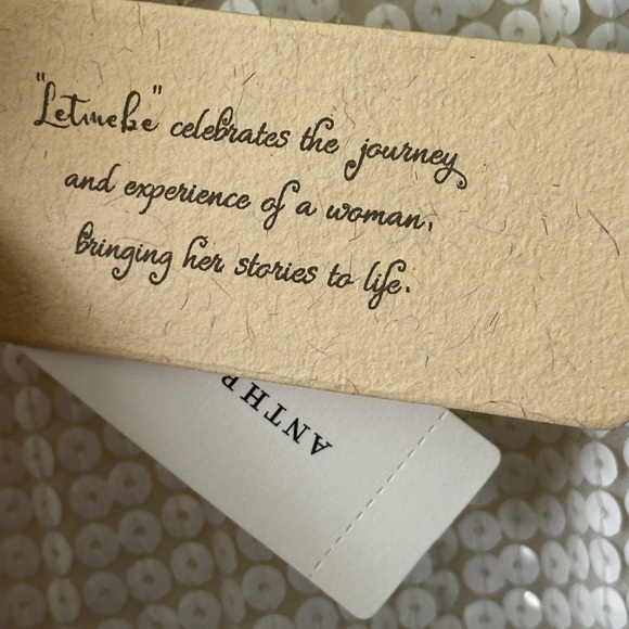 Anthropologie Let Me Be Sequin Mini Dress Women’s Size XL. White, NWT - Picture 11 of 14